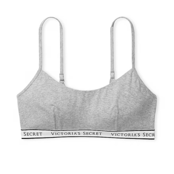 New
VICTORIA'S SECRET
Logo Cotton Scoop Bralette - Picture 2 of 4